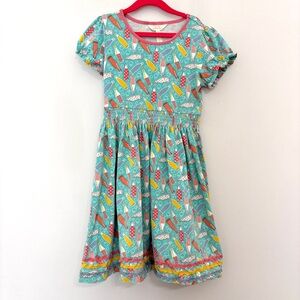 Matilda Jane Wonderment Soda Lightful Soda Pop Print Dress Size 10